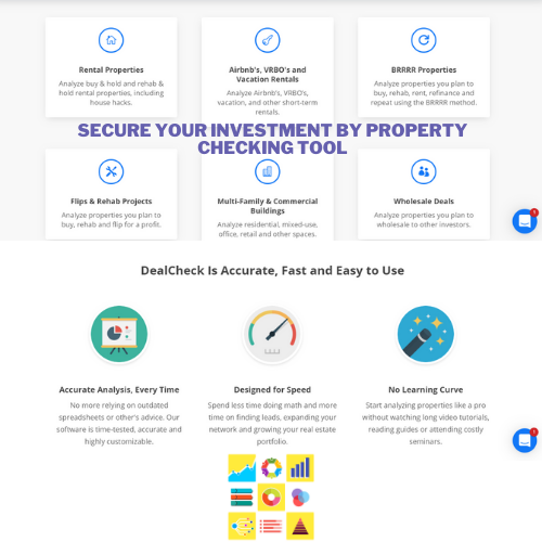 secure your investment by property checking tool