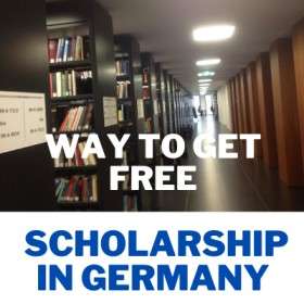 way to get free scholarship in germany