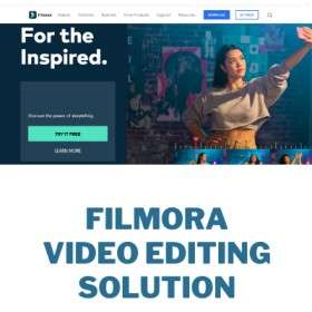 Get Filmora video editing solutions | Professional video editing software