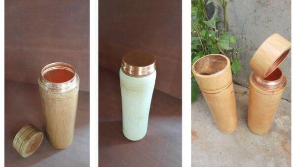 bamboo coper made water bottle