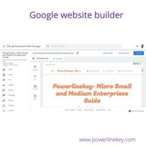 google website builder free benefits explained by powerlinekey