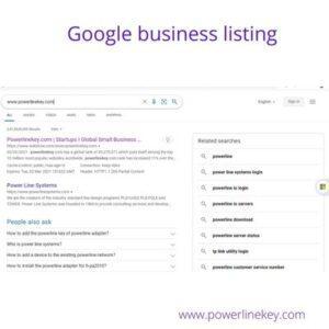 google local business listing benefits explained by powerlinekey.com