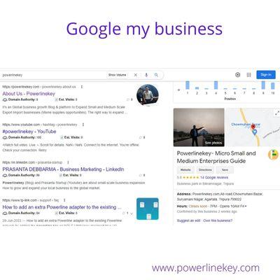 google my business listing by powerlinekey.com Powerlinekey Blogs
