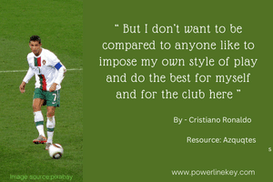 Cristiano ronaldo's most important quotes