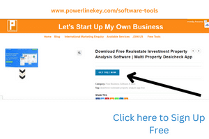powerlinekey.com to download free real estate property investment management software