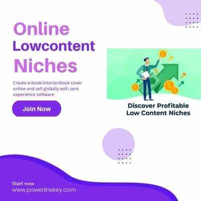 online low content niches making software bookbolt by powerlinekey