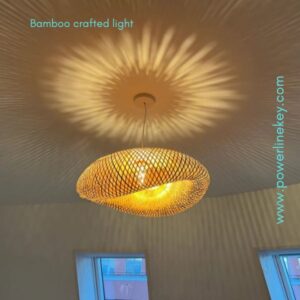 Bamboo Hand Crafted design light2